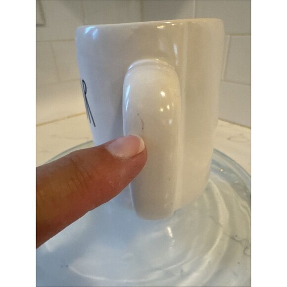 Rae Dunn Artisan Collection SURVIVOR Ceramic Coffee Mug By Magenta - Picture 5 of 10